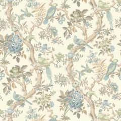GP and J Baker Eltham Aqua 45094-4 Ashmore Wallpaper Collection Wall Covering