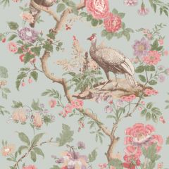 GP and J Baker Broughton Rose Aqua 45096-4 Ashmore Wallpaper Collection Wall Covering