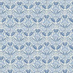 GP and J Baker Iris Meadow Blue 45101-5 Original Brantwood Wallpaper Collection Wall Covering