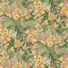 GP and J Baker Trumpet Flowers Blush 45103-6 Original Brantwood Wallpaper Collection Wall Covering