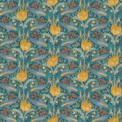 GP and J Baker Tulip and Jasmine Teal 45104-2 Original Brantwood Wallpaper Collection Wall Covering
