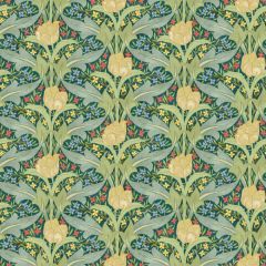GP and J Baker Tulip and Jasmine Emerald 45104-3 Original Brantwood Wallpaper Collection Wall Covering
