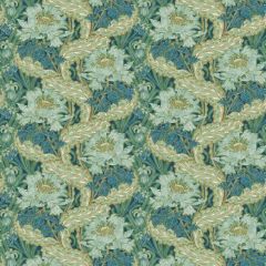 GP and J Baker Brantwood Indigo / Teal 45105-2 Original Brantwood Wallpaper Collection Wall Covering