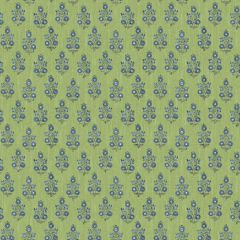GP and J Baker Poppy Sprig Green / Blue 45117-1 House Small Prints Wallpaper Collection Wall Covering