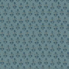GP and J Baker Poppy Sprig Blue 45117-5 House Small Prints Wallpaper Collection Wall Covering