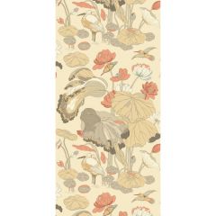 GP and J Baker Nympheus Parchment / Blush 45123-2 Originals Wallpaper Collection Wall Covering