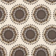 Robert Allen Medallion Band Toffee 215685 Dwell Collection Multipurpose Fabric