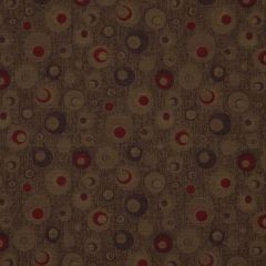 Robert Allen Planetary Rr Bk Henna 151203 Indoor Upholstery Fabric