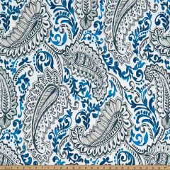 Premier Prints Shannon Oxford / Cobalt Indoor-Outdoor Upholstery Fabric