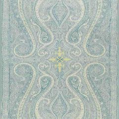 F. Schumacher Pasha Paisley Sky 174802 by Martyn Lawrence Bullard Indoor Upholstery Fabric