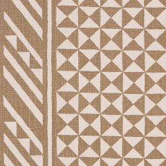 F Schumacher Nuba Taupe 176303 Tribal Chic Collection Indoor Upholstery Fabric