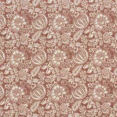 F Schumacher Pomegranate Print Russet 177692 Chambray Collection Indoor Upholstery Fabric