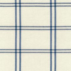 F. Schumacher Luberon Plaid Indigo 55715 Matthew Patrick Smyth Collection