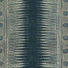 Lee Jofa Indian Zag Indigo 2010136-50 by Suzanne Rheinstein Multipurpose Fabric