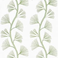 F Schumacher Ginkgo Embroidery Leaf 73080 Orient Express Collection Indoor Upholstery Fabric