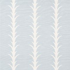 F Schumacher Acanthus Stripe Sky 177633 by Celerie Kemble Indoor Upholstery Fabric