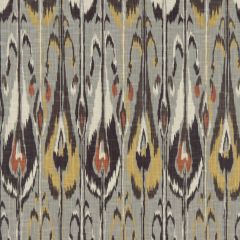 Robert Allen Ikat Bands Greystone 232425 Color Library Collection Multipurpose Fabric