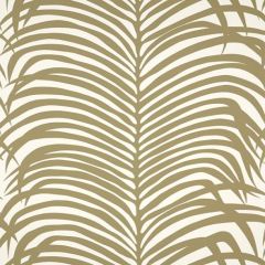F-Schumacher Zebra Palm-Khaki 5006930 Luxury Decor Wallpaper