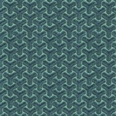 Lee Jofa Modern Chengtudoor Embroidery Blue / Aqua GWF-3320-513 by Ashley Hicks Multipurpose Fabric
