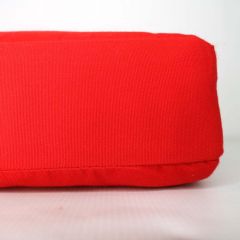 Sunbrella Canvas Logo Red Indoor / Outdoor Patio Bench Cushion Cover 47.5 x 17 x 3 (quick ship)