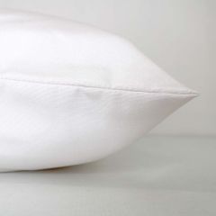 Sunbrella Canvas White Indoor / Outdoor Patio Oversized Pillow Cover 42 x 13 (quick ship)