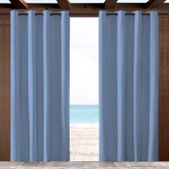 Sunbrella Cast Ocean 48103-0000 Outdoor Curtain with Grommets