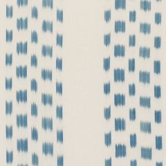 F Schumacher Izmir Stripe Sky 69472 Ikat Collection Indoor Upholstery Fabric