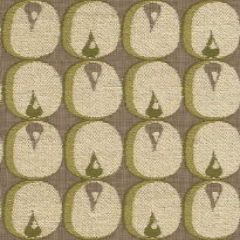 Lee Jofa Modern Oval Flame Lime GWF-2924-23 by Allegra Hicks Indoor Upholstery Fabric