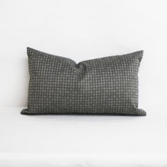 Indoor Patio Lane Pewter Dot - 20x12 Throw Pillow