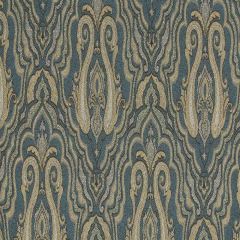 Robert Allen Worldly RR Bk Aegean 240485 Indoor Upholstery Fabric