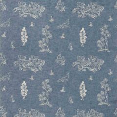 Kravet Couture Friendly Folk Happy Blue AM100318-5 Kit Kemp Collection by Andrew Martin Multipurpose Fabric