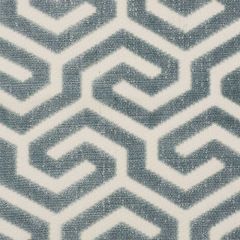 F Schumacher Ming Fret Velvet Mineral 73100 Cut and Patterned Velvets Collection Indoor Upholstery Fabric