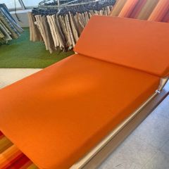 Sunbrella Spectrum Cayenne Patio Seat Chair Cushion - Indoor / Outdoor Patio Cushion 25 x 29.5 x 4