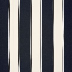 F. Schumacher Cannes Awning Stripe Denim 65892 Cote D-Azur Collection Upholstery Fabric