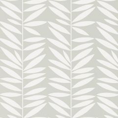 F-Schumacher Leaf Stripe-Mist 5007510 Luxury Decor Wallpaper