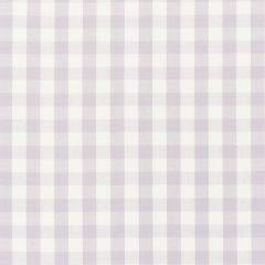 F Schumacher Elton Cotton Check Lilac 63067 French Revolution Collection Indoor Upholstery Fabric
