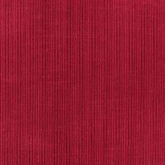 F Schumacher Antique Strie Velvet Scarlet 69774 Perfect Basics: Antique Strie Velvet Collection Indoor Upholstery Fabric