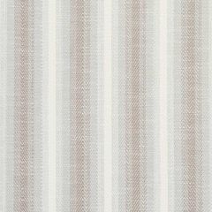 F Schumacher Colada Stripe Mineral 76661 Indoor / Outdoor Linen Collection Upholstery Fabric