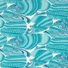 F Schumacher Pisces Print Pool 174330 by Trina Turk Upholstery Fabric