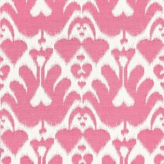 F Schumacher Lela Cotton Ikat Berry 68583 Indoor Upholstery Fabric