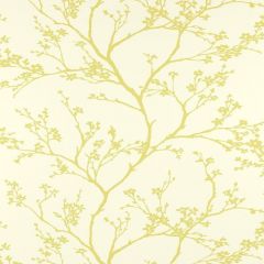 F-Schumacher Twiggy-Soft Chartreuse 5003342 Luxury Decor Wallpaper