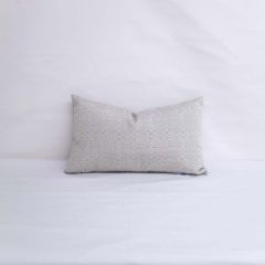 Indoor/Outdoor Sunbrella Linen Silver - 20x12 Throw Pillow