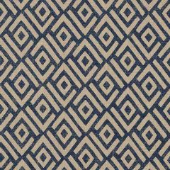 F Schumacher Kasai Indigo 176321 Tribal Chic Collection Indoor Upholstery Fabric