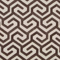 Robert Allen Maze for Days Carob 259714 Nomadic Color Collection Indoor Upholstery Fabric