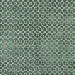 Robert Allen Velvet Geo Emerald 217388 Indoor Upholstery Fabric