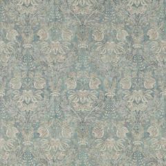 GP and J Baker Lapura Damask Blue Coromandel Collection Multipurpose Fabric