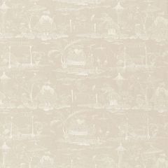 F Schumacher Bassano Embroidered Toile Linen 66601 Palazzo Collection Indoor Upholstery Fabric