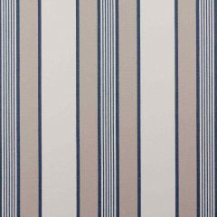 Clarke and Clarke Regatta Navy F0423-03 Ticking Stripes Collection Upholstery Fabric