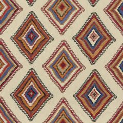 Mulberry Home Sundance Sienna / Red / Blue FD767-M38 Festival Collection Multipurpose Fabric