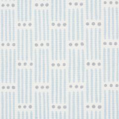 F Schumacher Dotted Stripe Sky 177711 Essentials Small Scale Prints Collection Indoor Upholstery Fabric